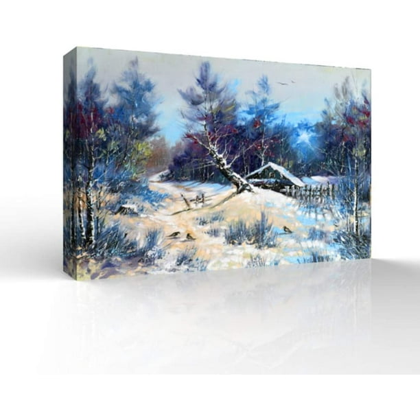 12"x18"Little Joe snow in winter HD Canvas print Home decor Wall art paintings 12"x18"Little Joe snow in winter HD Canvas print Home decor Wall art paintings